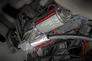 Air Bag Compressor Kit - Rough Country - Onboard w/Gauge